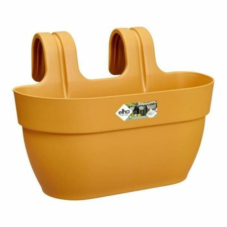 Plant pot Elho Vibia Campana Easy Hanger Medium 24,1 x 36 x 26,5 cm Yellow Plastic Rectangular Modern 24 x 36 x 26,5 cm