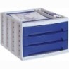 Modular Filing Cabinet Archivo 2000 Blue Grey polystyrene Plastic 34 x 30,5 x 21,5 cm