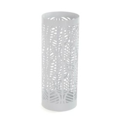 Umbrella stand Versa Sheets White Metal Iron 19 x 49 x 19 cm