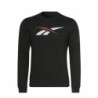 Men’s Sweatshirt without Hood Reebok Essentials Vector Black