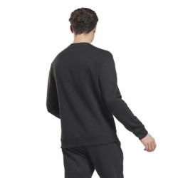 Men’s Sweatshirt without Hood Reebok Essentials Vector Black