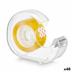 Sellotape Dispenser 2,7 m Transparent Yellow (48 Units)