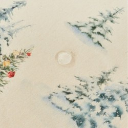 Stain-proof tablecloth Belum Christmas Landscape 155 x 155 cm