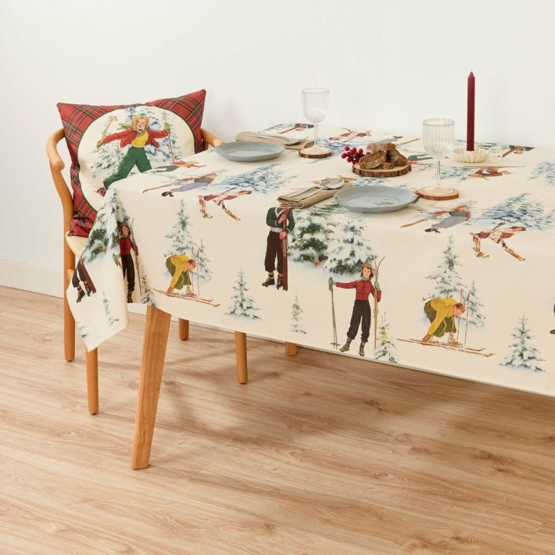 Stain-proof tablecloth Belum Christmas Sky 155 x 155 cm