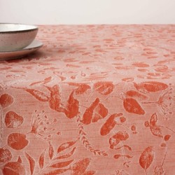 Stain-proof tablecloth Belum 32010D2 Orange 155 x 155 cm