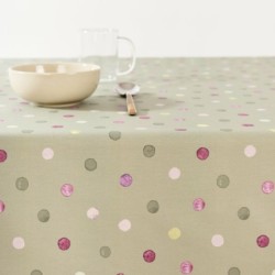 Tablecloth Belum Green 155 x 155 cm Spots