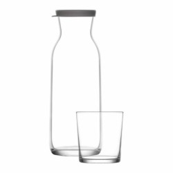 Jug and glasses set LAV Jug Glasses Crystal (7 Pieces) (6 Units) (7 pcs)