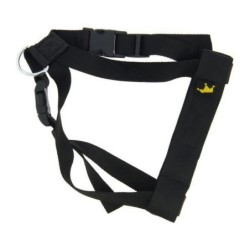 Dog Harness Animals and Car Black 32 cm 50-70 cm