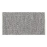 Carpet Grey 70 % cotton 30 % Polyester 80 x 150 cm