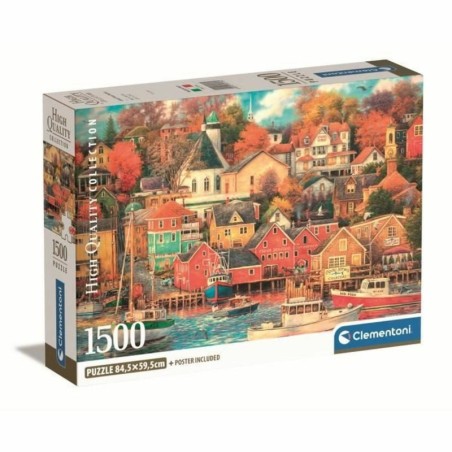 Puzzle Clementoni Good Times Harbor 1500 Pieces