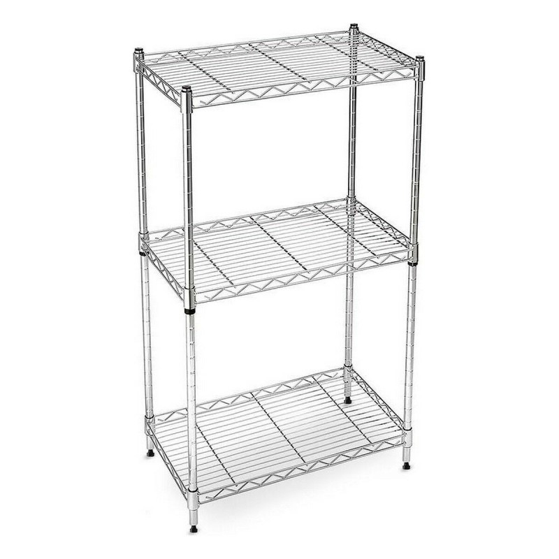 Shelves Confortime 3 levels Chromed (60 x 30 x 120 cm)