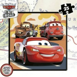 4-Puzzle Set Cars On the Road 73 Pieces