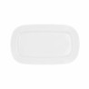 Serving Platter Bidasoa Glacial White Ceramic 31 x 18 cm (6 Units) (Pack 6x)