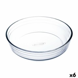 Cake Mould Ô Cuisine Ocuisine Vidrio Transparent Glass Circular 23 x 23 x 6 cm 6 Units