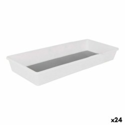 Drawer Organizer Confortime Non-slip White 40 x 17 x 5 cm (24 Units)