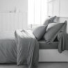 Fitted bottom sheet TODAY Essential Light grey 160 x 200 cm