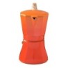 Italian Coffee Pot Oroley Petra 6 Cups Orange Aluminium