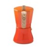 Italian Coffee Pot Oroley Petra 6 Cups Orange Aluminium