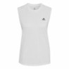 Women's Sleeveless T-shirt Adidas Muscle Run Icons White