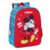 School Bag Mickey Mouse Clubhouse Fantastic Blue Red 26 x 34 x 11 cm