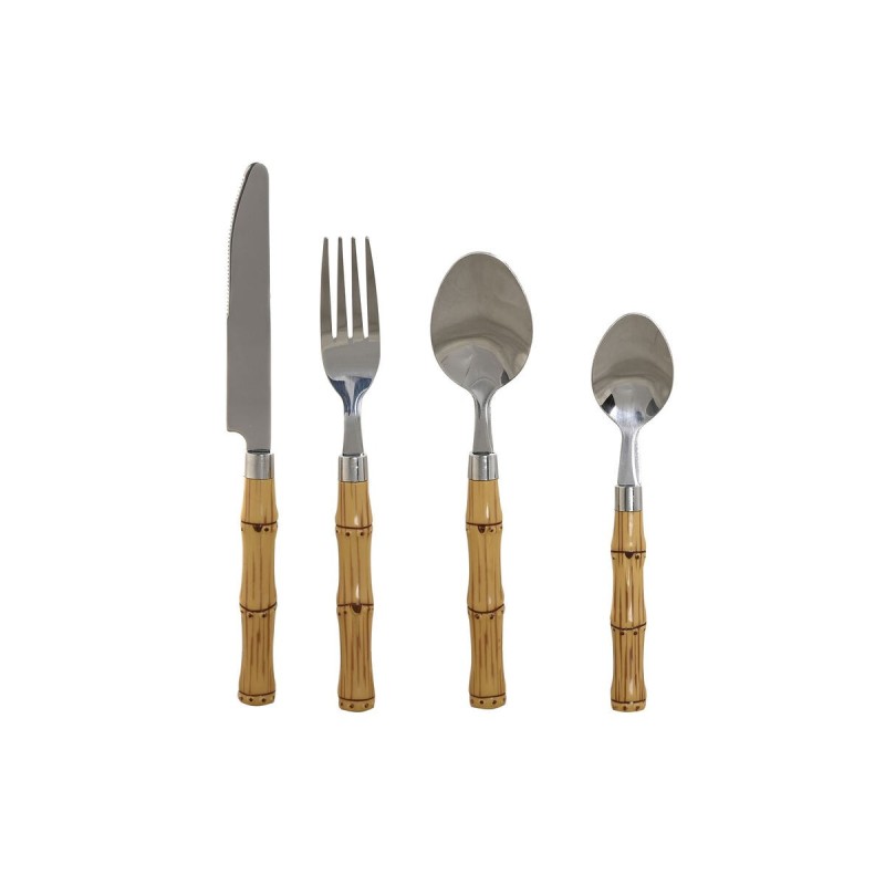 Cutlery Home ESPRIT Silver Natural Stainless steel ABS 3 x 2 x 16 cm 24 Pieces