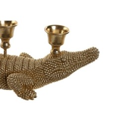 Decorative Figure Home ESPRIT Golden Candle Holder 42,5 x 12,5 x 11,5 cm