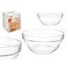 Bowl Transparent Glass 400 ml Stackable (48 Units)