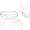 Biscuit jar Transparent Glass 180 ml (48 Units) With lid Adjustable