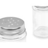 Salt and Pepper Set Transparent Glass 5 x 8,5 x 5 cm (48 Units) Circular