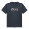 Short Sleeve T-Shirt Vans Checkered  Blue Men