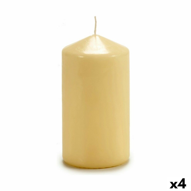 Candle Cream 7 x 13 x 7 cm (4 Units)