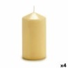 Candle Cream 7 x 13 x 7 cm (4 Units)