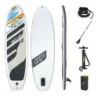 Inflatable Paddle Surf Board with Accessories Bestway Hydro-Force White 305 x 84 x 12 cm