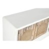 TV furniture Home ESPRIT White Natural Fir MDF Wood 156 x 40 x 64 cm