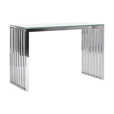 Console DKD Home Decor Crystal Silver Transparent Steel 120 x 45 x 78 cm