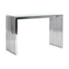 Console DKD Home Decor Crystal Silver Transparent Steel 120 x 45 x 78 cm