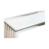 Console DKD Home Decor Crystal Silver Transparent Steel 120 x 45 x 78 cm