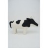 Fluffy toy Crochetts AMIGURUMIS MAXI White Black Cow 110 x 73 x 45 cm