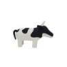 Fluffy toy Crochetts AMIGURUMIS MAXI White Black Cow 110 x 73 x 45 cm