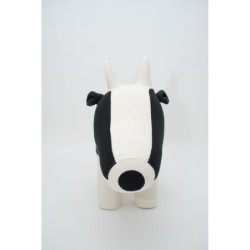 Fluffy toy Crochetts AMIGURUMIS MAXI White Black Cow 110 x 73 x 45 cm