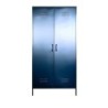 Cupboard Home ESPRIT Black 85 x 50 x 180 cm