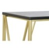 Console DKD Home Decor Black Golden Wood Metal 107,5 x 36 x 79,5 cm