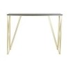 Console DKD Home Decor Black Golden Wood Metal 107,5 x 36 x 79,5 cm