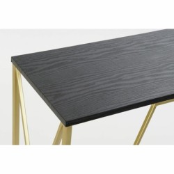 Console DKD Home Decor Black Golden Wood Metal 107,5 x 36 x 79,5 cm