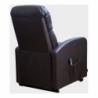 Reclining Armchair Astan Hogar Relax Chocolate Synthetic Leather