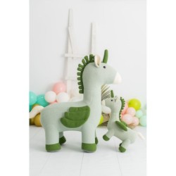 Fluffy toy Crochetts AMIGURUMIS PACK Green Unicorn 51 x 26 x 42 cm 98 x 33 x 88 cm 2 Pieces