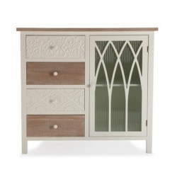 Sideboard Versa 21530035 Wood Crystal 40 x 85 x 90 cm