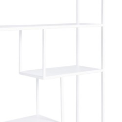 Shelves SQUARE Metal White 80 x 26 x 180 cm