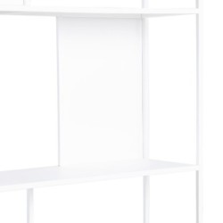 Shelves SQUARE 100 x 22 x 175 cm Metal White