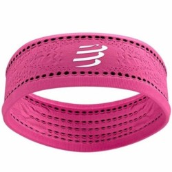 Sports Strip for the Head Compressport Thin On/Off Fuchsia Pink